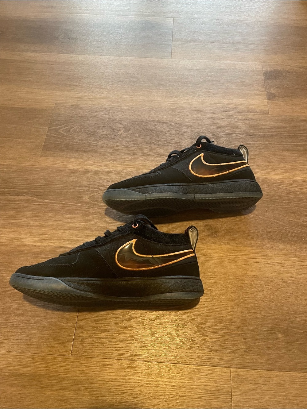 Nike Book 1 Black Sneakers with Metallic Copper Swoosh